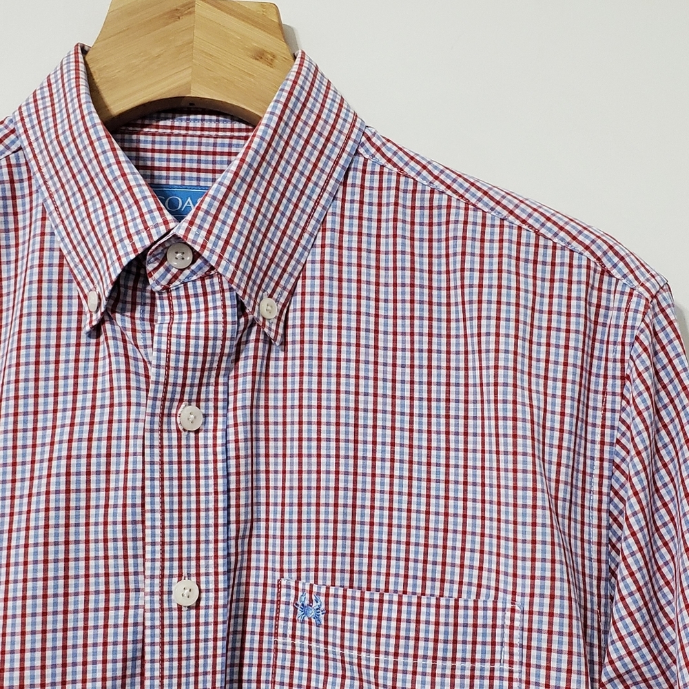 Coast Pawleys Island Boardwalk Long Sleeve Button Down Shirt Medium